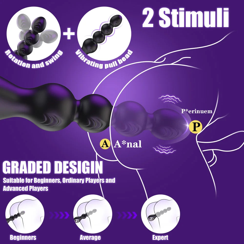 🔥 360° Rotating Anal Vibrator