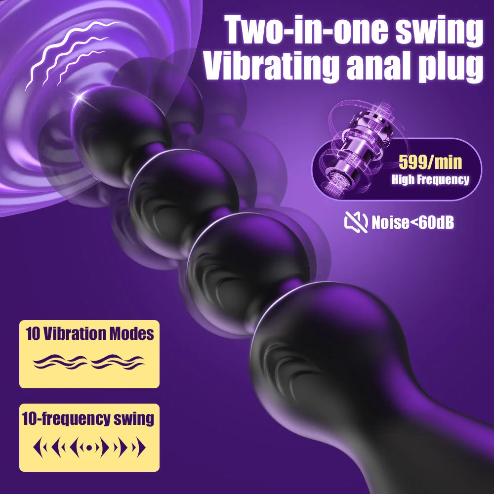 🔥 360° Rotating Anal Vibrator