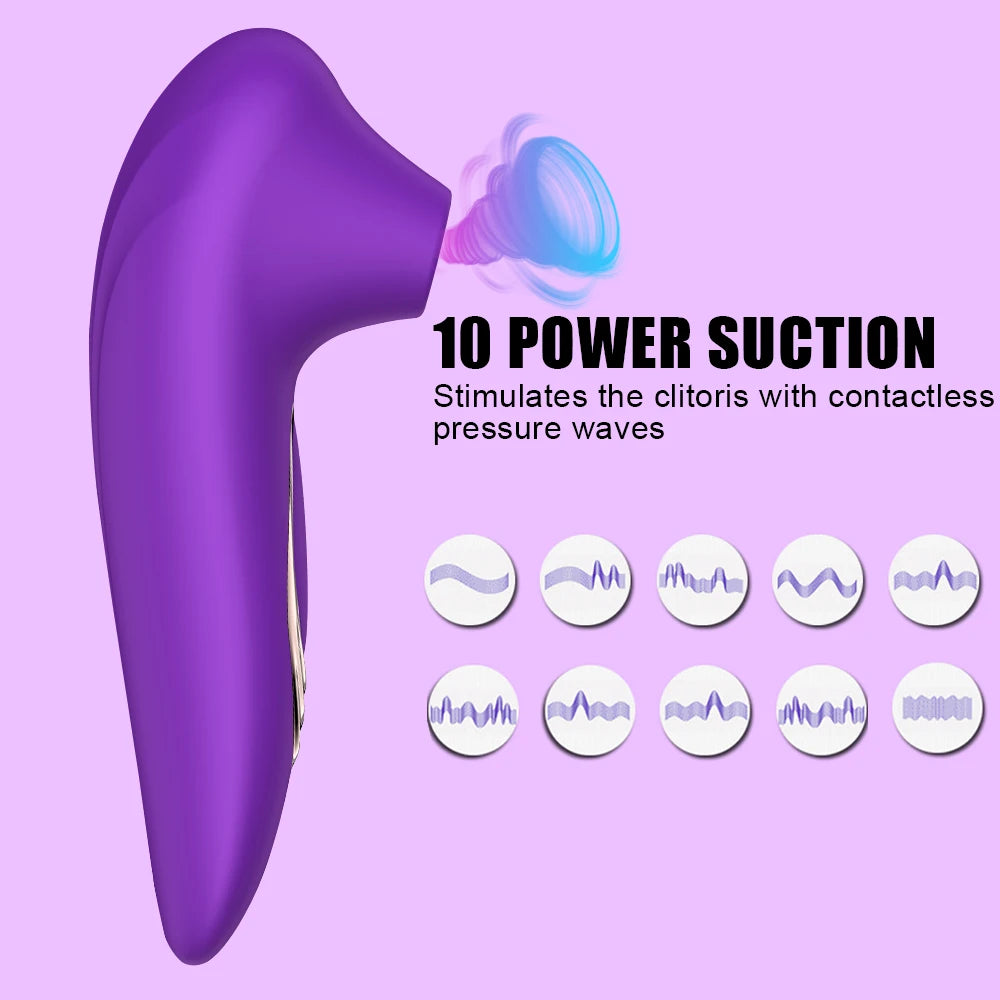 Luminous Kiss Clitoral Suction Vibrator