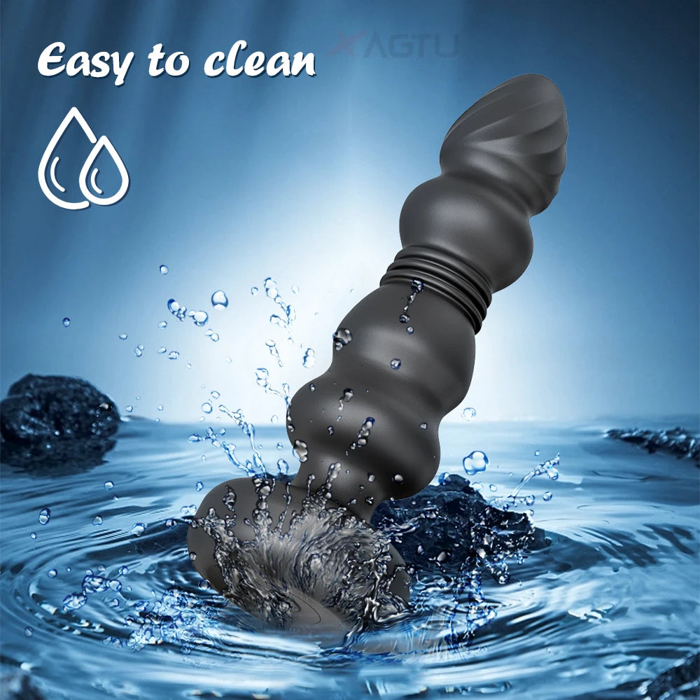 Thrusting Anal Plug Vibrator | Intense Prostate & G-Spot Stimulation