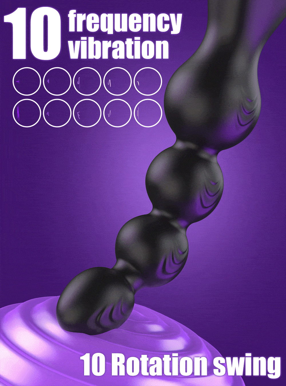 🔥 360° Rotating Anal Vibrator