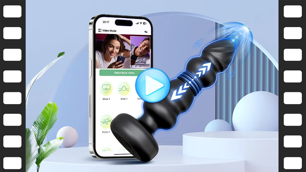 Thrusting Anal Plug Vibrator | Intense Prostate & G-Spot Stimulation