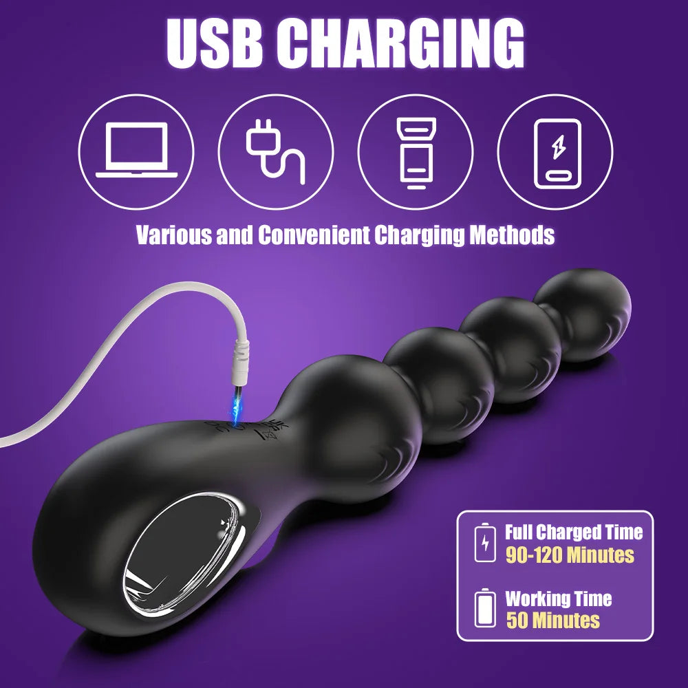 🔥 360° Rotating Anal Vibrator