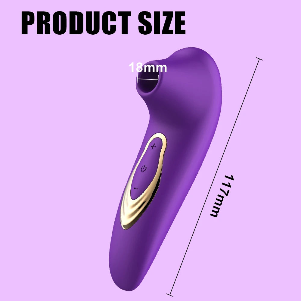 Luminous Kiss Clitoral Suction Vibrator