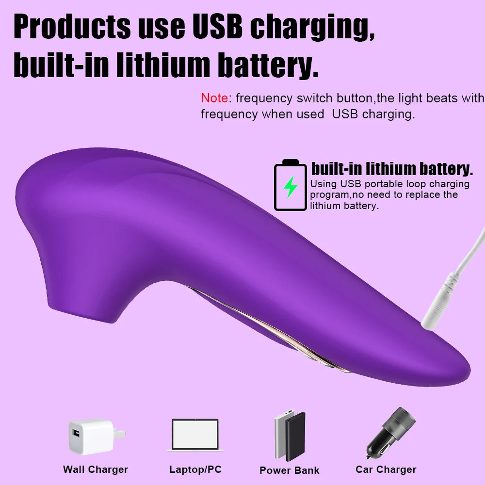 Luminous Kiss Clitoral Suction Vibrator