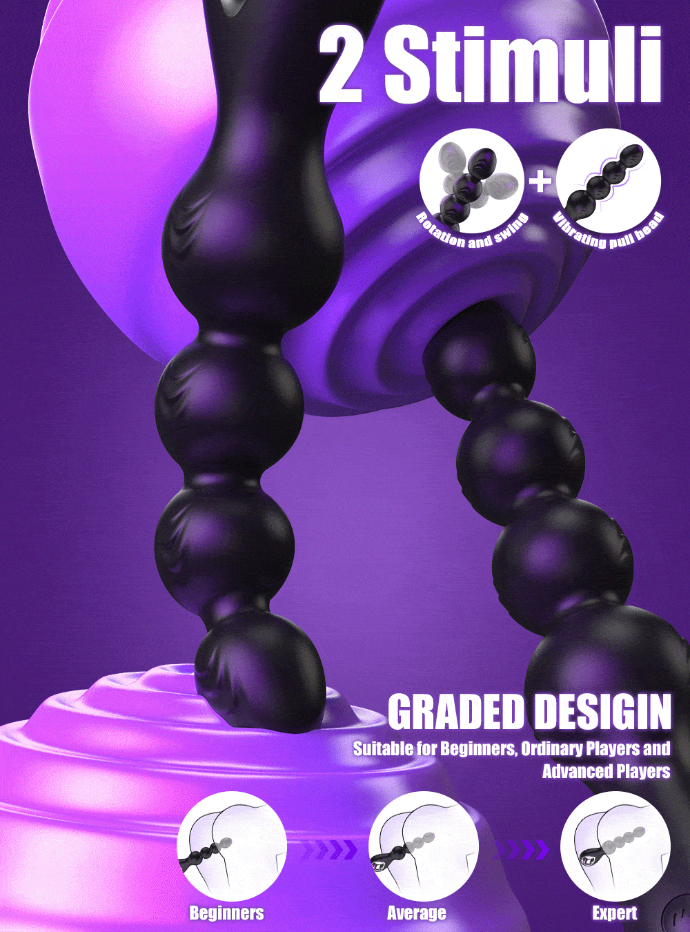🔥 360° Rotating Anal Vibrator
