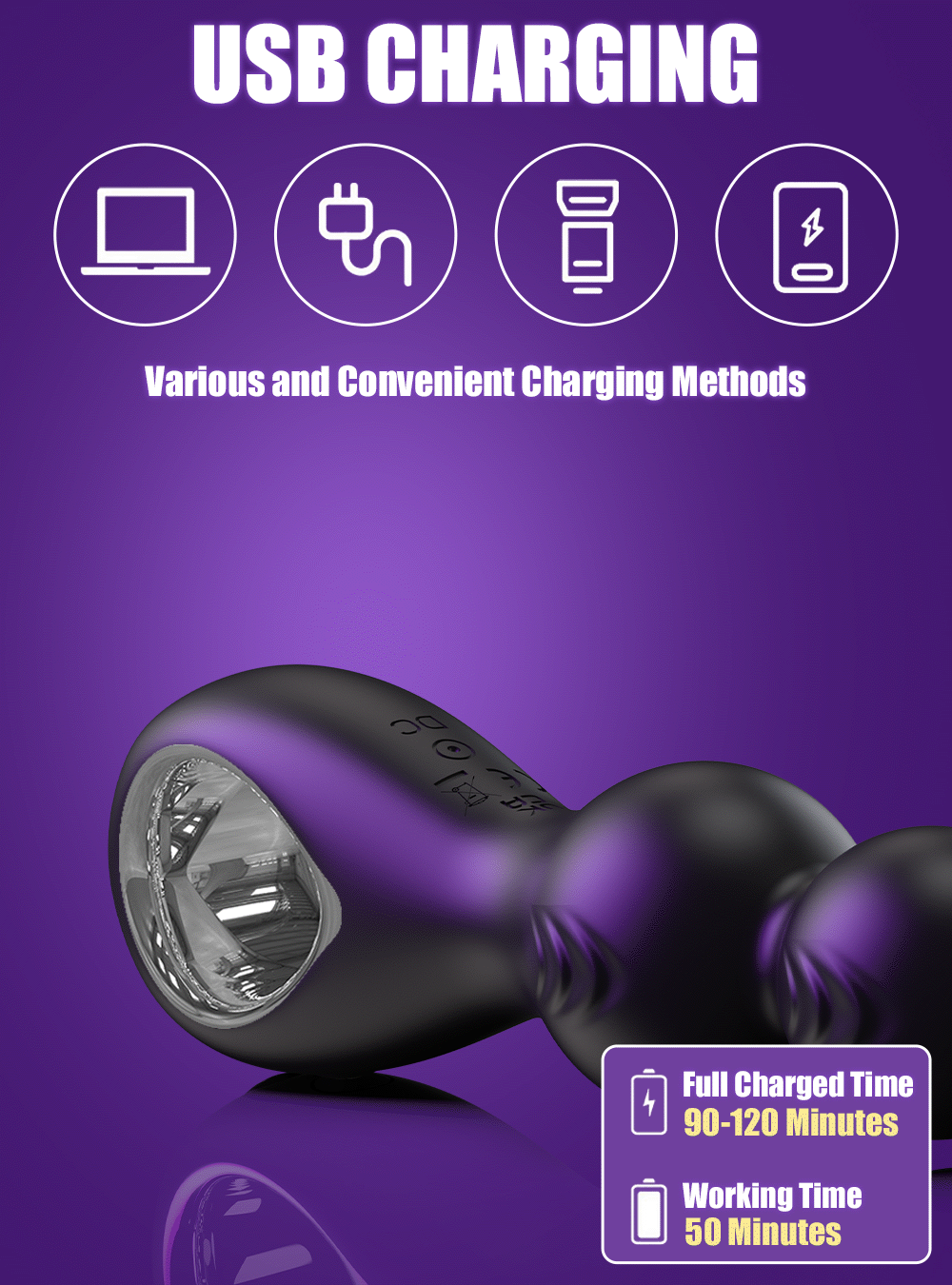 🔥 360° Rotating Anal Vibrator