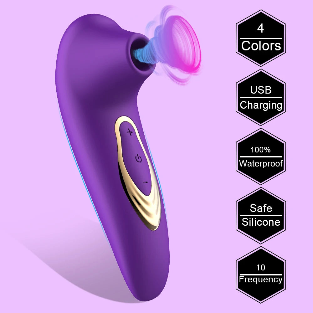 Luminous Kiss Clitoral Suction Vibrator
