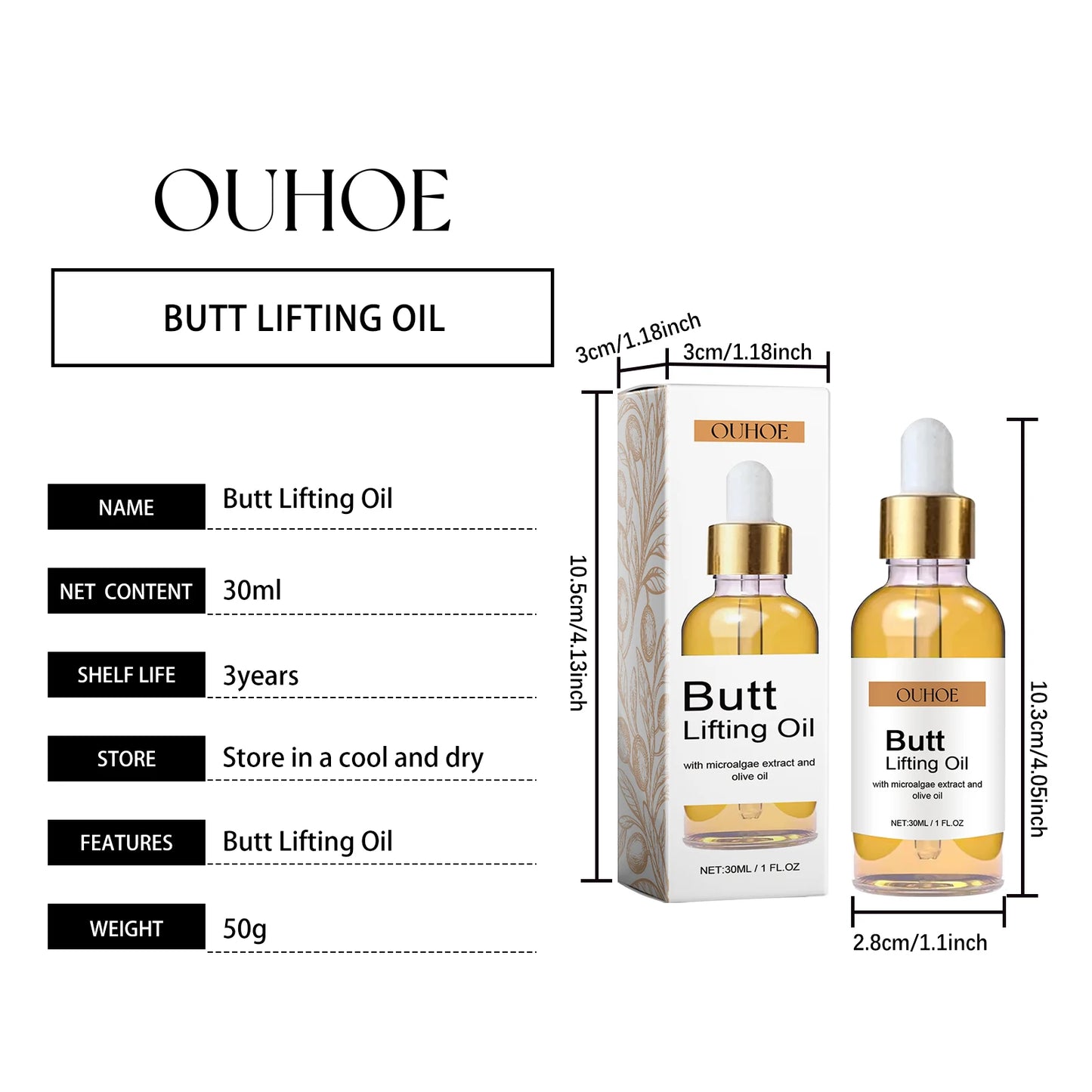 Buttock Lifting & Firming Oil