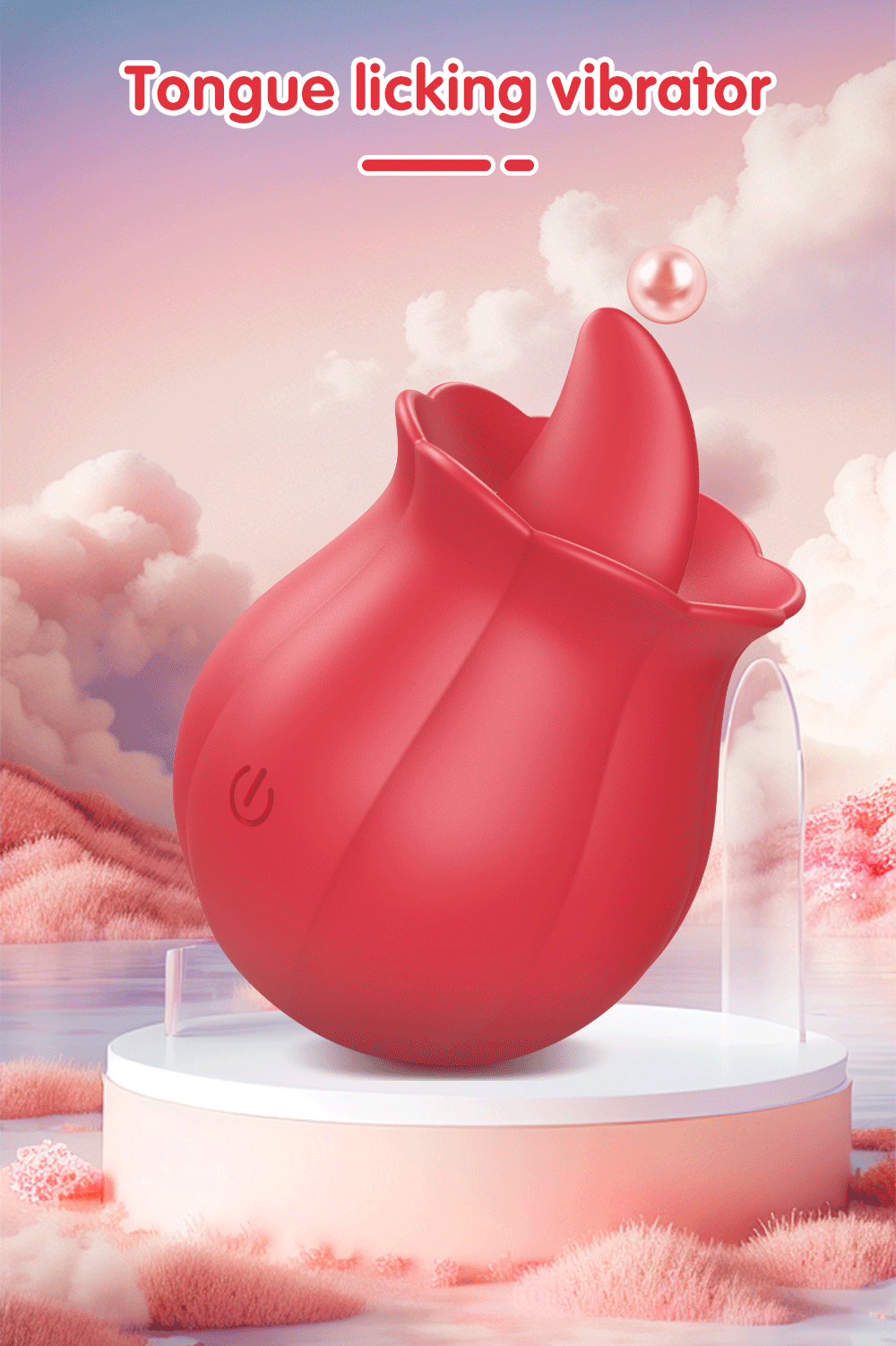 🌹 Rose Tongue Vibrator