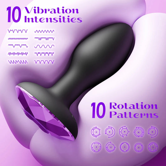 360° Rotating Vibrating Anal Plug | Next-Level Pleasure Awaits