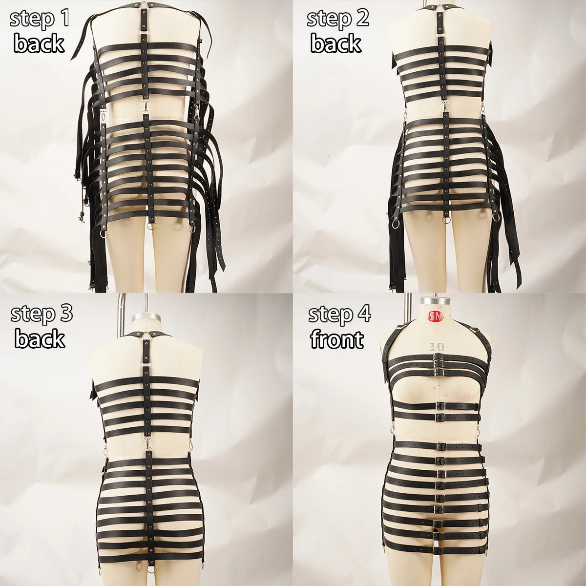 Bound to Desire: Leather Waist & Body Harness
