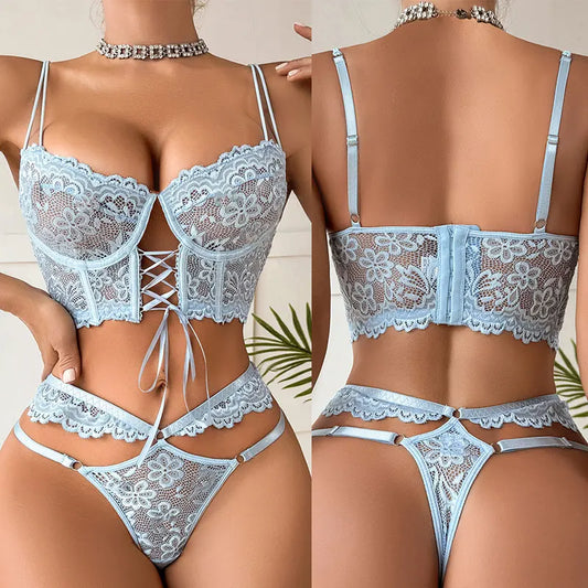 Floral Lace Elegance Set