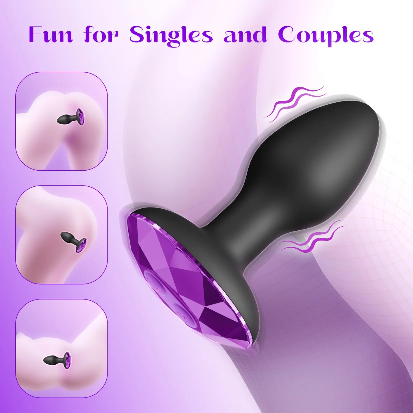 360° Rotating Vibrating Anal Plug | Next-Level Pleasure Awaits