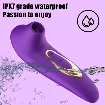 Luminous Kiss Clitoral Suction Vibrator