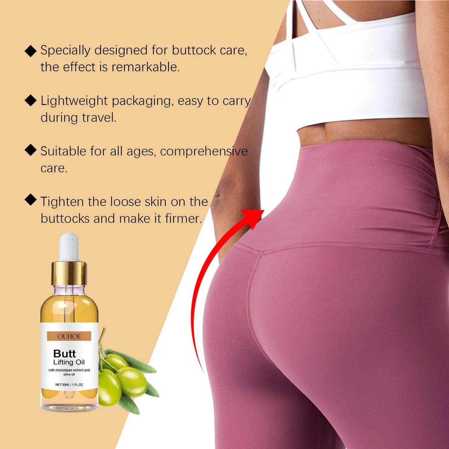 Buttock Lifting & Firming Oil