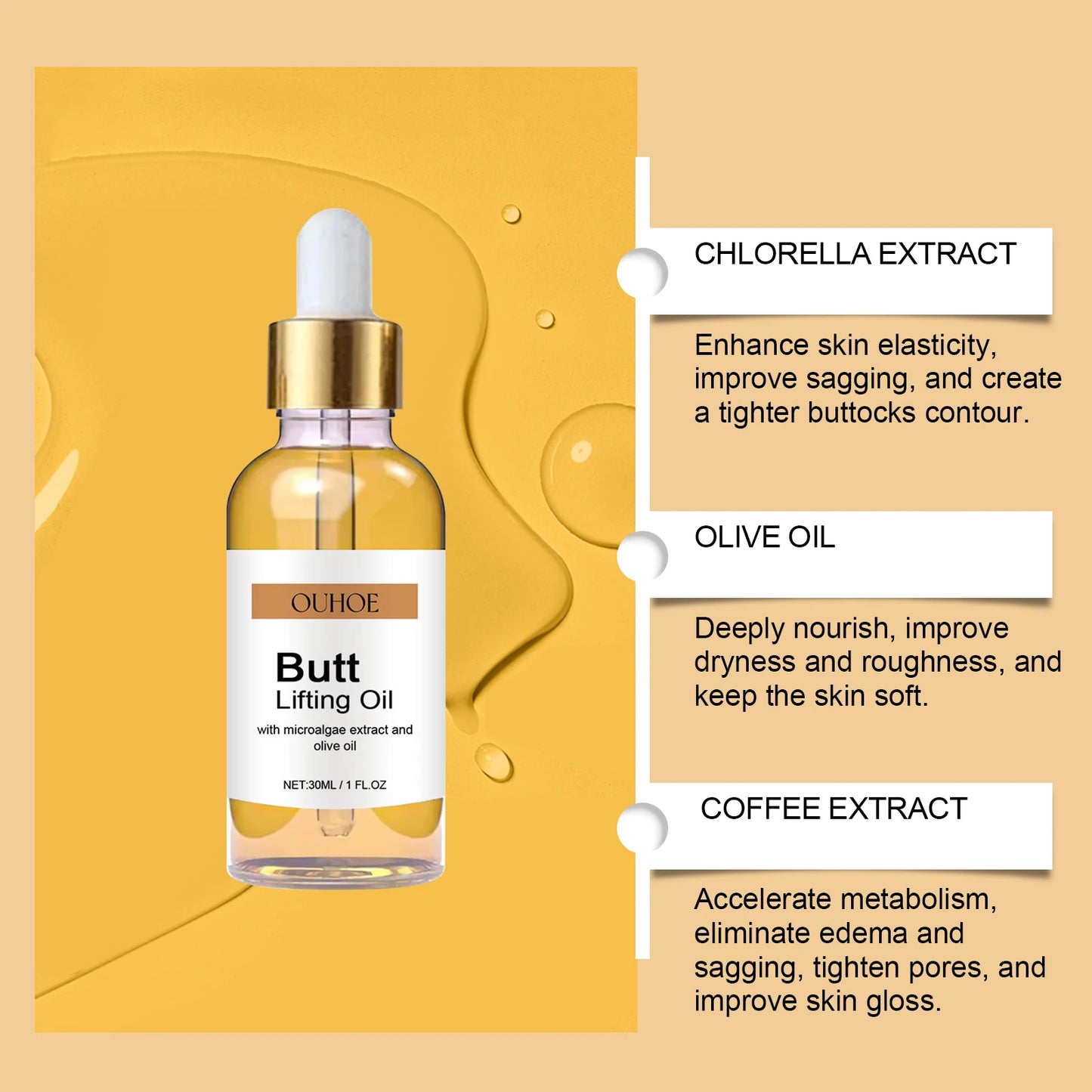 Buttock Lifting & Firming Oil