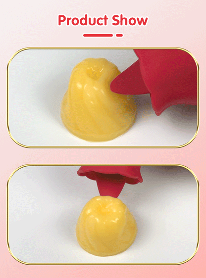 🌹 Rose Tongue Vibrator