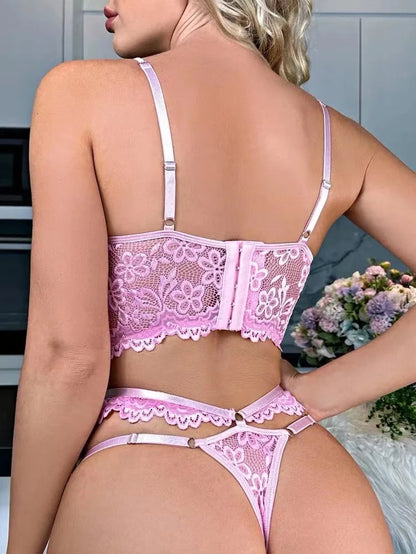 Floral Lace Elegance Set