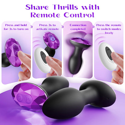 360° Rotating Vibrating Anal Plug | Next-Level Pleasure Awaits